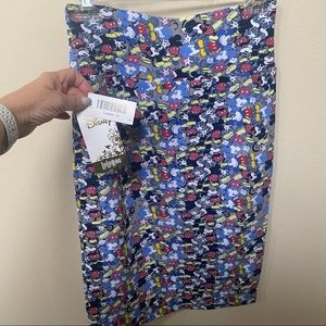 LuLaRoe Disney Cassie Skirt Sm Mickey NWT